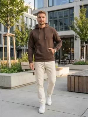 Hanorac pentru bărbați ALTISPORT NoPrint NP/ALM679NJ MARO