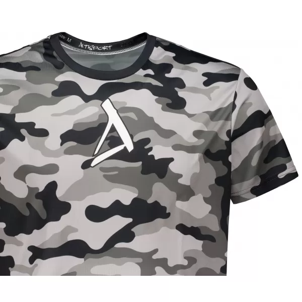  Tricou funcțional premium pentru bărbați ALTISPORT VOJ/ALM038TR01 GRI 