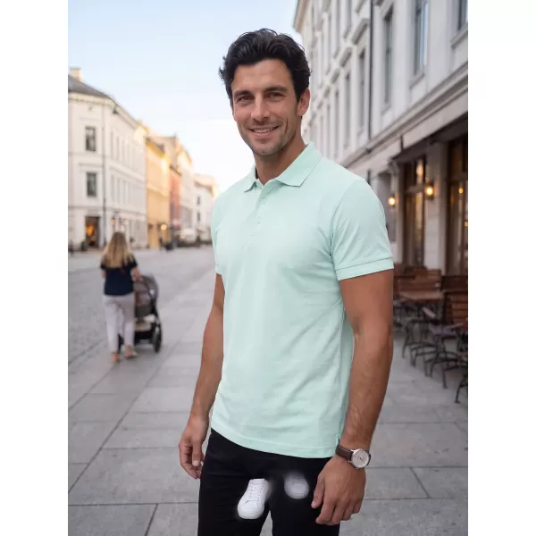 Tricou pentru bărbați cu guler ALTISPORT NoPrint NP/ALM302 ÎNGHEŢ 