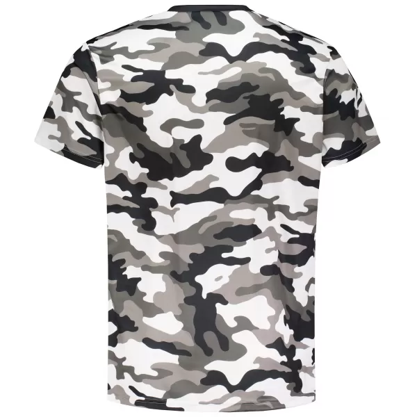  Tricou funcțional premium pentru bărbați ALTISPORT VOJ/ALM038TR01 ALB-NEGRU 