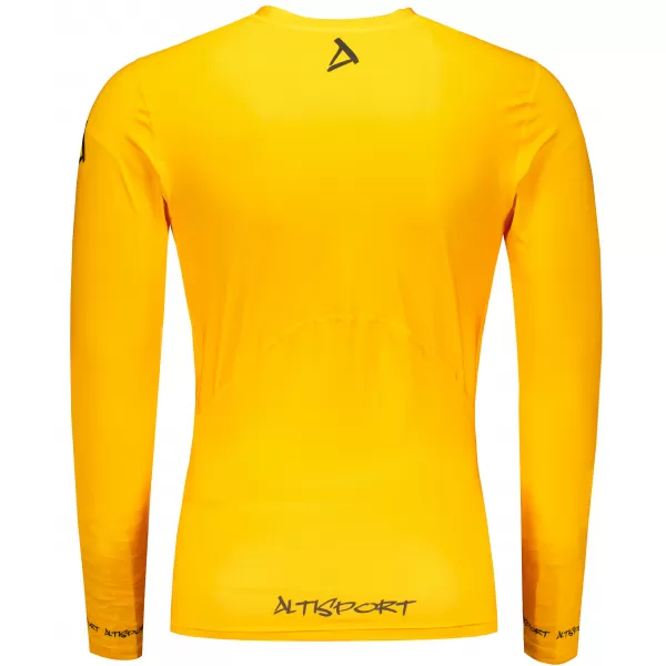  Tricou de compresie funcțional premium pentru bărbați ALTISPORT VOJ/ALM000TR03 PORTOCALE 