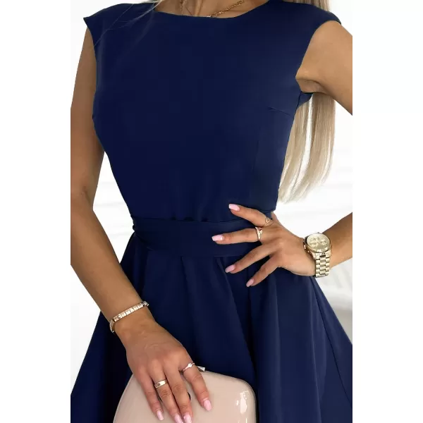  Rochie NUMOCO 442-3 ALBASTRU 