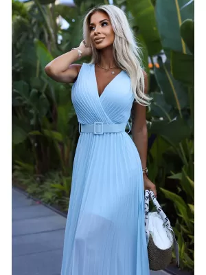 Rochie NUMOCO 546-2 ALBASTRU