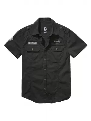 Cămaşă BRANDIT LUIS VINTAGE BD4033 NEGRU