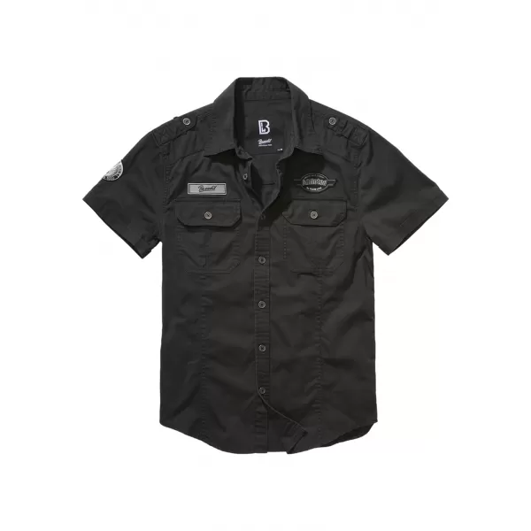  Cămaşă BRANDIT LUIS VINTAGE BD4033 NEGRU 