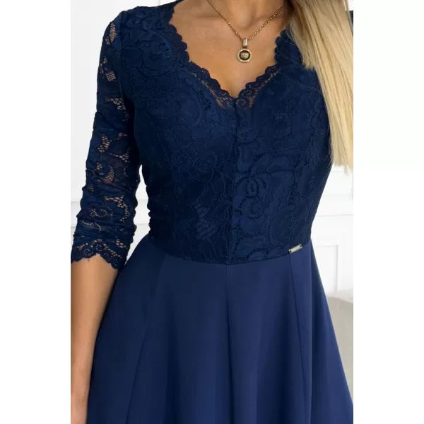  Rochie NUMOCO AMBER 309-6 ALBASTRU 