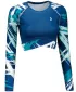 Crop top funcțional premium pentru femei, cu mâneci lungi ALTISPORT VOJ/ALW039TR04 OBICEIURI