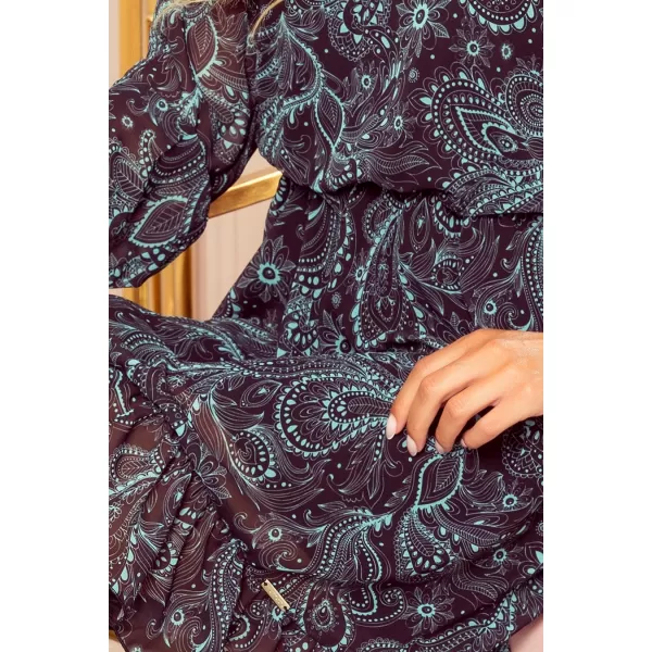  Rochie NUMOCO BAKARI 295-3 ALBASTRU 