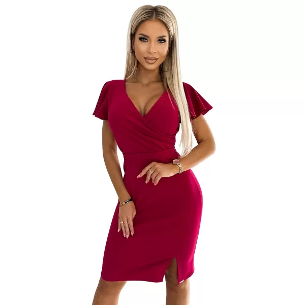 Rochie NUMOCO NINA 479-4 ROZ ÎNCHIS 