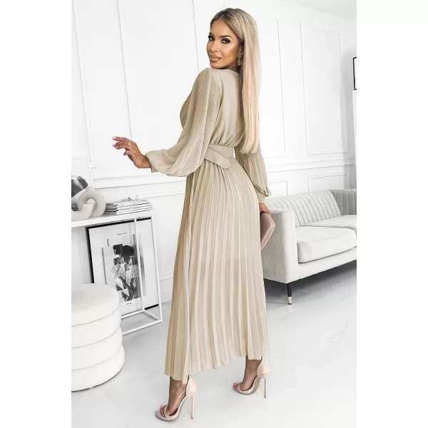  Rochie NUMOCO KLARA 414-8 BEJ 