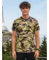 Tricou funcțional premium pentru bărbați ALTISPORT VOJ/ALM038TR01 NEGRU ȘI VERDE