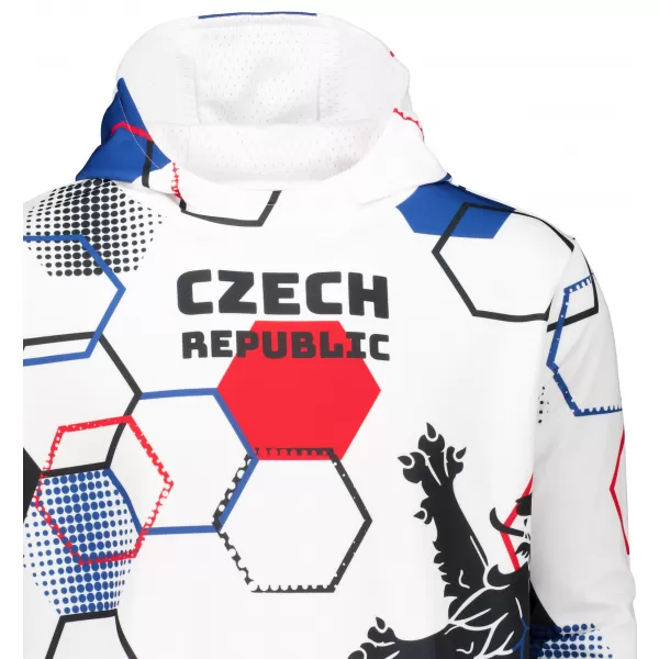  Hanorac funcțional premium pentru bărbați ALTISPORT VOJ/ALM036MI01 HEXA WHITE 