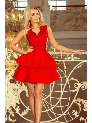Rochie NUMOCO CHARLOTTE 200-4 ROŞU
