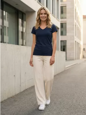 Tricou de damă ALTISPORT NoPrint NP/ALW261 ALBASTRU MARIN