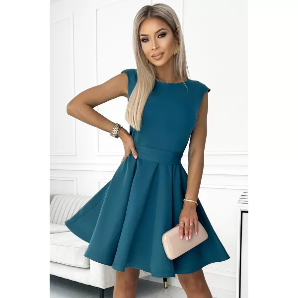  Rochie NUMOCO 442-2 ALBASTRU 