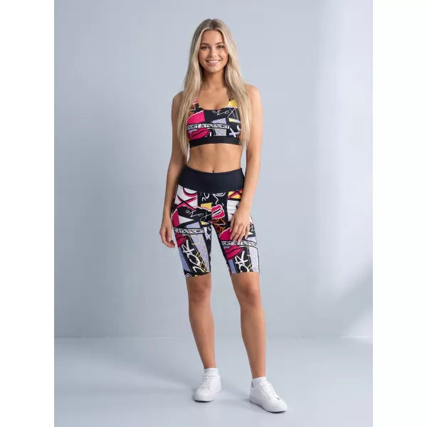  Jambiere funcționale premium pentru femei deasupra genunchiului ALTISPORT VOJ/ALW041LEG02 NEGRU 