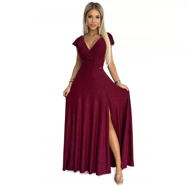  Rochie NUMOCO CRYSTAL 411-8 ROŞU 
