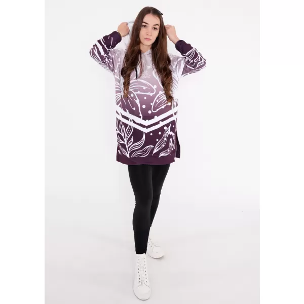  Hanorac funcțional premium pentru femei ALTISPORT VOJ/ALW045MI03 VIOLET/ALB 