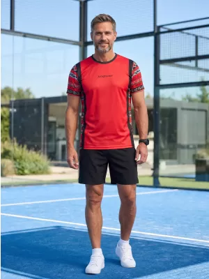 Tricou funcțional premium pentru bărbați ALTISPORT VOJ/ALM043TR01 ROȘU