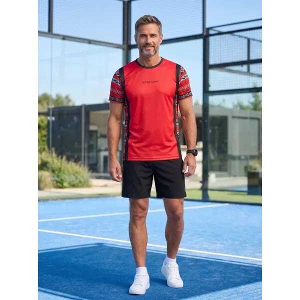  Tricou funcțional premium pentru bărbați ALTISPORT VOJ/ALM043TR01 ROȘU 
