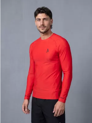 Tricou de compresie funcțional premium pentru bărbați ALTISPORT VOJ/ALM000TR03 ROȘU