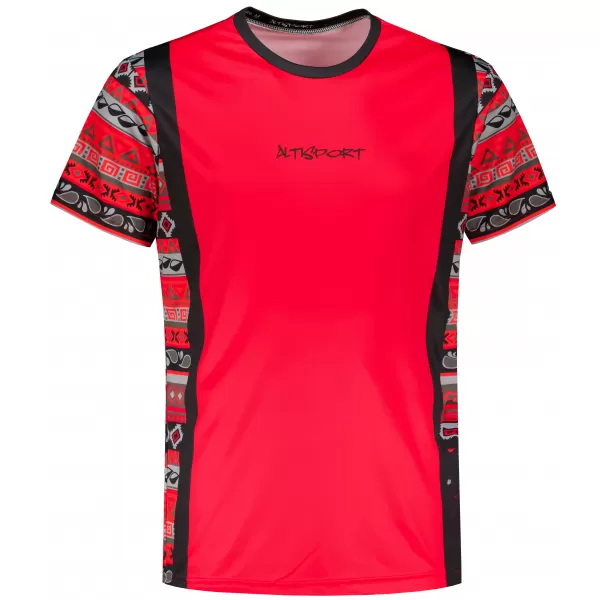  Tricou funcțional premium pentru bărbați ALTISPORT VOJ/ALM043TR01 ROȘU 