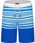 Pantaloni scurți de înot pentru bărbați NORDBLANC ATLANTIC NBSPM8020 BÍLOMODRÁ ALB ALBASTRU