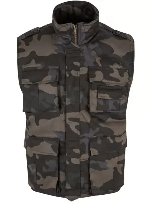 Vestă BRANDIT RANGER BD4014 CAMO ÎNTUNECAT