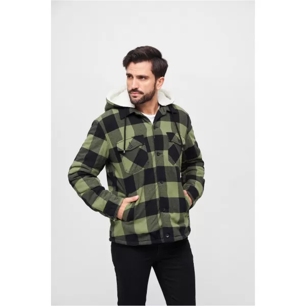  Sacou BRANDIT LUMBER BD3172 NEGRU/MĂSLIN 