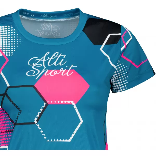  Tricou funcțional premium pentru femei ALTISPORT VOJ/ALW037TR01 KEROSEN/ROZ 
