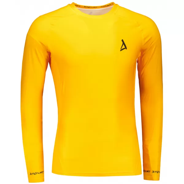  Tricou de compresie funcțional premium pentru bărbați ALTISPORT VOJ/ALM000TR03 PORTOCALE 