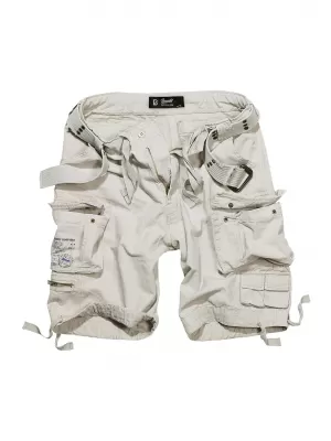 Pantaloni scurţi BRANDIT SAVAGE VINTAGE BD2001 ALB
