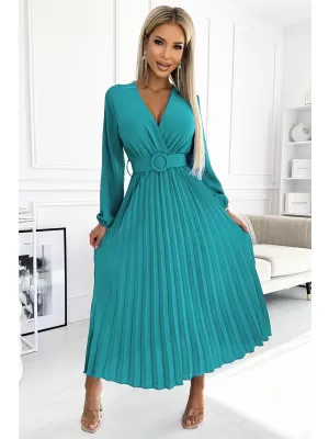 Rochie NUMOCO VIVIANA 504-6 ALBASTRU