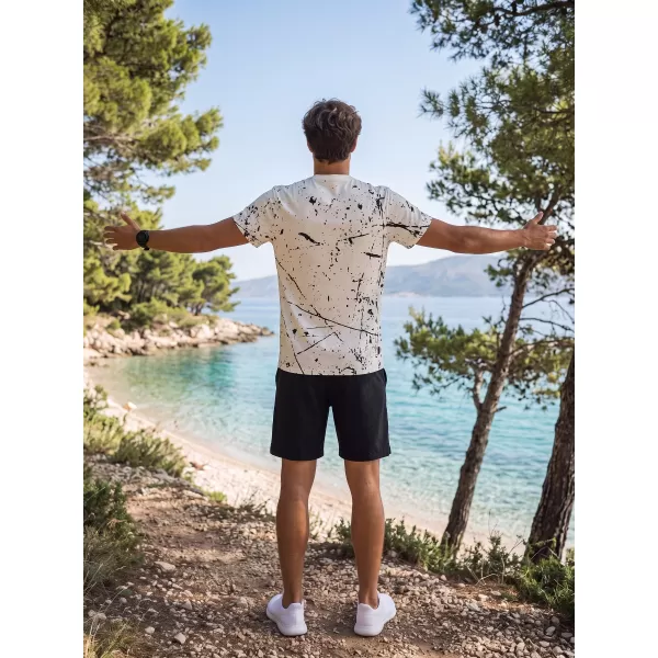  Tricou funcțional premium pentru bărbați ALTISPORT VOJ/ALM034TR01 ALB 