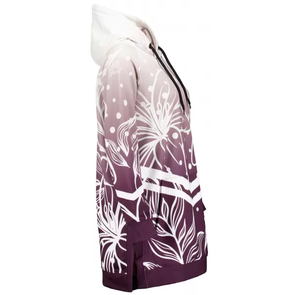  Hanorac funcțional premium pentru femei ALTISPORT VOJ/ALW045MI03 VIOLET/ALB 