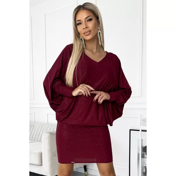 Rochie NUMOCO A402-4 ROŞU 