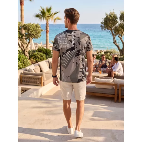  Tricou funcțional premium pentru bărbați ALTISPORT VOJ/ALM044TR01 ALB-NEGRU 