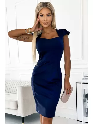 Rochie NUMOCO 318-5 ALBASTRU