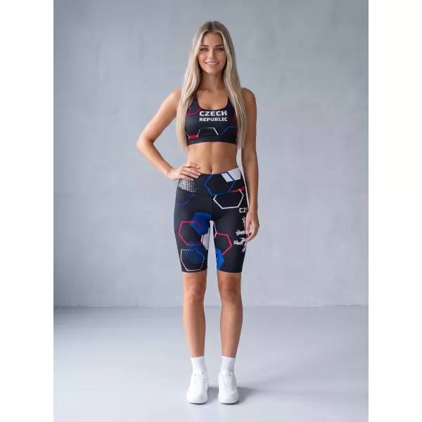  Jambiere funcționale premium pentru femei deasupra genunchiului ALTISPORT VOJ/ALW036LEG02 HEXA NEGRU 
