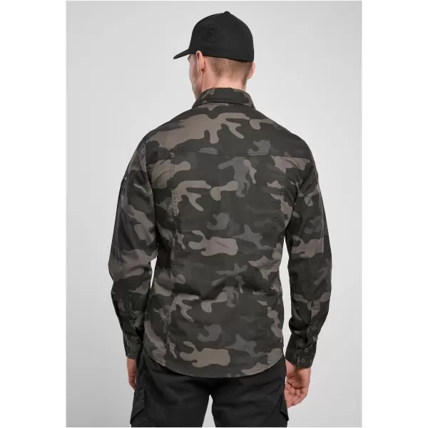  Cămaşă BRANDIT SLIM WORKER BD4005 DARKCAMO 