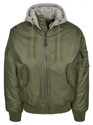 Sacou BRANDIT HOODED MA BD3150 MĂSLIN/GRI