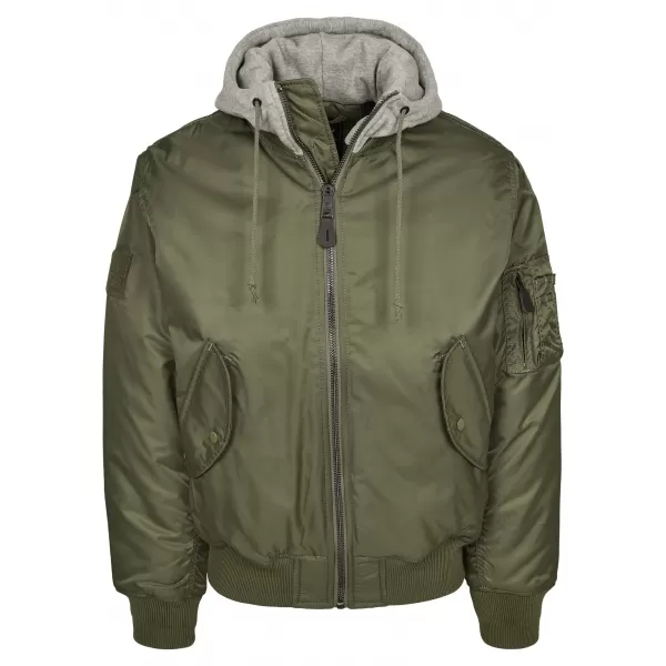  Sacou BRANDIT HOODED MA BD3150 MĂSLIN/GRI 