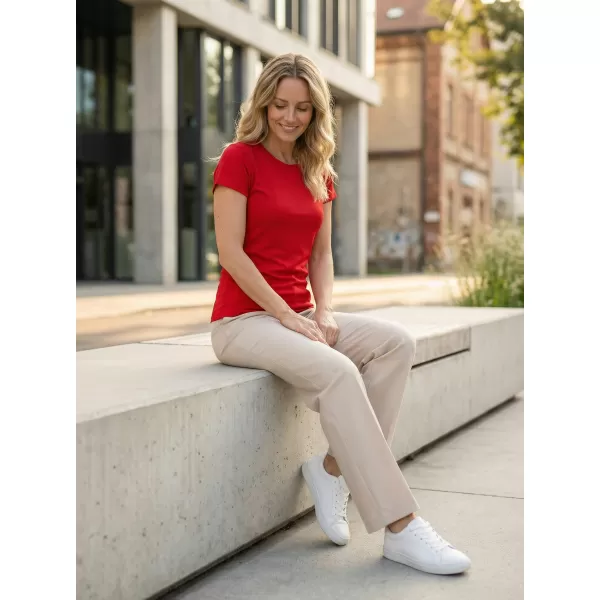  Tricou funcțional de damă ALTISPORT NoPrint NP/ALW041 ROȘU 