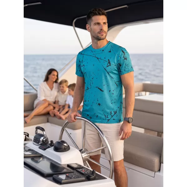  Tricou funcțional premium pentru bărbați ALTISPORT VOJ/ALM034TR01 SMARALD 