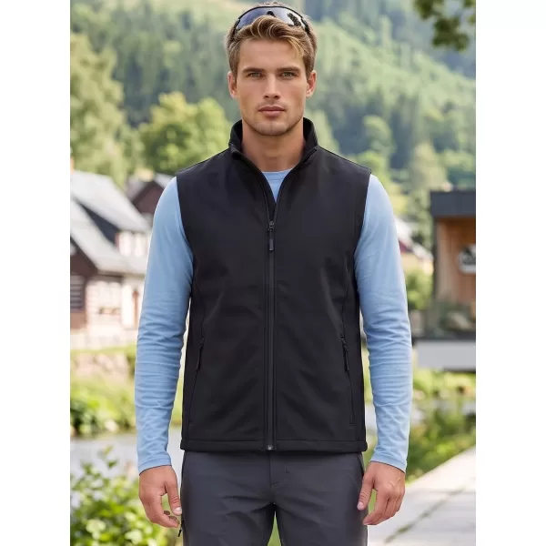  Vestă softshell pentru bărbați ALTISPORT NoPrint NP/ALM8211NJ NEGRU/NEGRU 