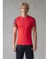 Tricou de compresie funcțional premium cu mâneci scurte pentru bărbați ALTISPORT VOJ/ALM039TR04 ROȘU