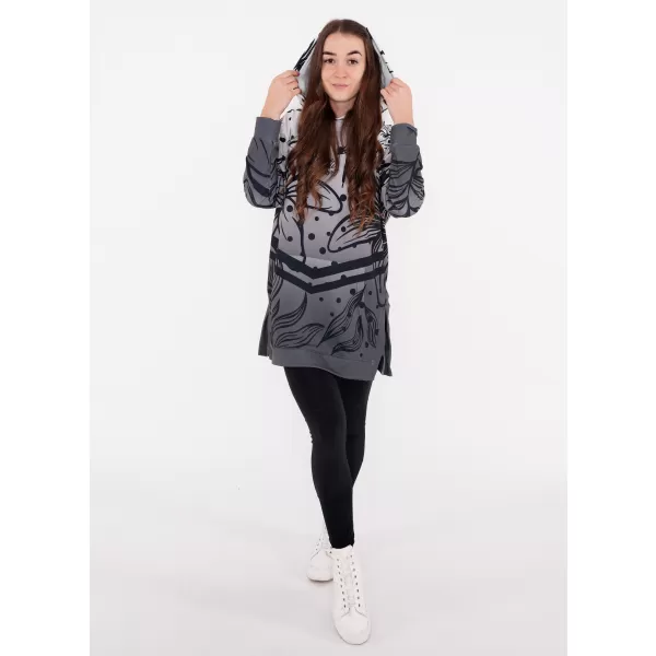  Hanorac funcțional premium pentru femei ALTISPORT VOJ/ALW045MI03 ALB-NEGRU 