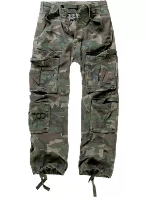 Pantaloni BRANDIT VINTAGE BD1003 CAMO DE MĂSLINE