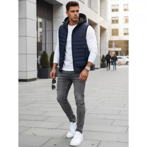  Vestă DSTREET TX4236 ALBASTRU ÎNCHIS 