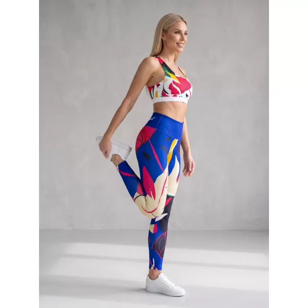  Jambiere funcționale lungi premium de damă ALTISPORT VOJ/ALW042LEG01 ALBASTRU 
